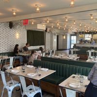 Indoor dining  at Catch in New York City