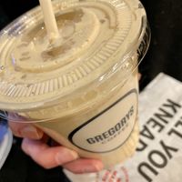 peanut butter & banana shake  at Gregory's Coffee - 7th Ave in New York City