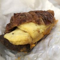 Looks so sad, but is SO good!  at Gregory's Coffee - 7th Ave in New York City