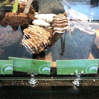 Vegan banana bread and scone  at Gregory's Coffee - 7th Ave in New York City