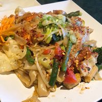 Drunken Noodles Jay at Bangkok Happy Bowl in Aspen