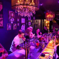 Bar area  at Beetle House in New York City