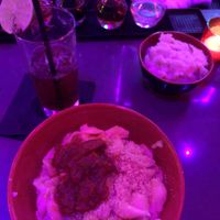 The vegan Cheshire Mac & mashed potatoes (made vegan upon request). Delicious at Beetle House in New York City