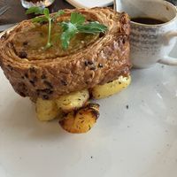 Wellington (platter of veg centre with it)  at The Old Farmhouse in Darlington