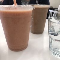 Happy morning and some peanut butter smoothie at Alchemy - Grandview in Columbus