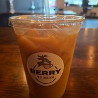 Vanilla Earl Brew #Veganuary at Berry to Bean Coffee House in San Antonio