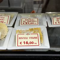 Vegan ravioli  at Pastificio Artigianale di Canneto in Genoa
