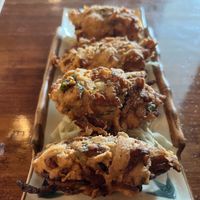 Onion bahjis   at India Ocean Restaurant  in Christchurch