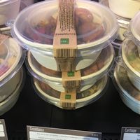 Vegan falafel rice and aubergine hot dish at LYS - EXKi - T1 in Colombier-saugnieu