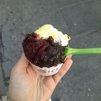 More di gelso, fondente 100%, vegan Maracuja at Fruit & Ice Cream Factory in Genoa
