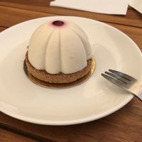 Vegan cheesecake  at La Pepite in Marseille