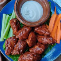 Chick'N wings at Om Sabor in San Francisco