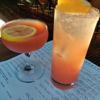 Cosmic disco and paloma at Om Sabor in San Francisco