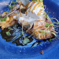 Dunken Peaches N Creamy Pastry at Om Sabor in San Francisco