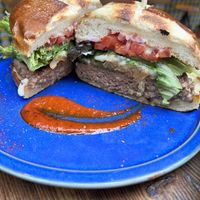 Om Burger  at Om Sabor in San Francisco