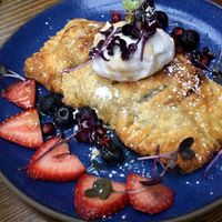 Apple pie (SO GOOD)  at Om Sabor in San Francisco