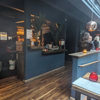 More seating out back at Om Sabor in San Francisco