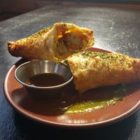 Channa Masala Empanada at Om Sabor in San Francisco