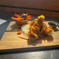 Teriyaki Skewers at Om Sabor in San Francisco