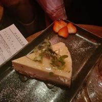 cheese cake at Om Sabor in San Francisco