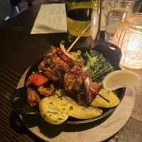 Paella Skewers  at Om Sabor in San Francisco