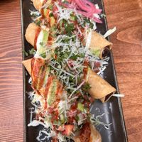 Flautas  at Om Sabor in San Francisco