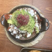 Chilaquiles   at Om Sabor in San Francisco