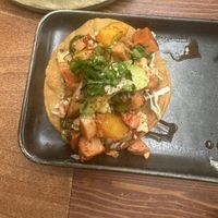 Ceviche tostada  at Om Sabor in San Francisco