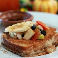 Michelada brunches are a must usually ending in a French toast or Pancakes! at Om Sabor in San Francisco