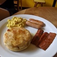 Savoury pancakes at Kangus Coffee in Kirkcaldy