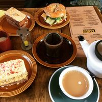 Snack time  at Kangus Coffee in Kirkcaldy