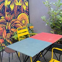 Outdoor sitting. Plenty of tables. at Falla in Gdansk