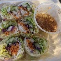 Summer rolls  at Mekhong Thai in Wells