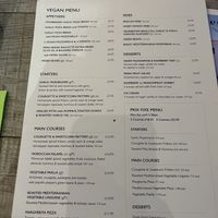 I took a pic of the menu, and meant to take a picture of the food, but I forgot!! Oops!   at Ego Mediterranean in Liverpool
