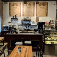 The shop at 7 Campanarios Cafe del Ecuador in Quito