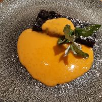 Vegan Christmas pud at The Chimneys in Ellesmere Port