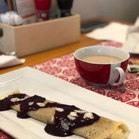 Vegan pancake at Bistro Arty in Maribor