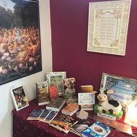Spiritual books and cds available  at Brockhill Cafe Restaurant in Hythe