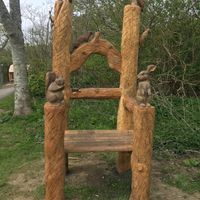 The surrounding country park  at Brockhill Cafe Restaurant in Hythe