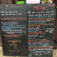Menu at Brockhill Cafe Restaurant in Hythe