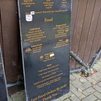 Menu autumn 2025 at Brockhill Cafe Restaurant in Hythe