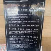 Menu at Schaller's Stube in New York City