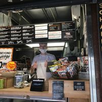 Front of venue, street view. at Schaller's Stube in New York City