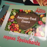 veggie & vegan menu at Miss PeppeR in Frechen