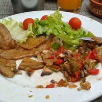 Prego de seitan no prato:) at Villa 6 in Sintra