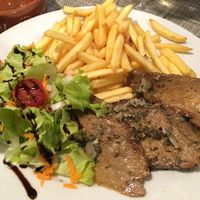 Seitan plate (vegan) at Villa 6 in Sintra