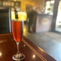 Cranberry Mimosa  at Ethos Vegan Kitchen in Winter Park
