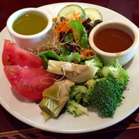 Ethos Garden Salad (small).  at Ethos Vegan Kitchen in Winter Park