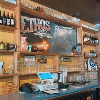 bar seating at Ethos Vegan Kitchen in Winter Park