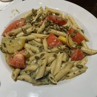 Pumpkin Seed Pasta (A relatively new menu item)  at Ethos Vegan Kitchen in Winter Park